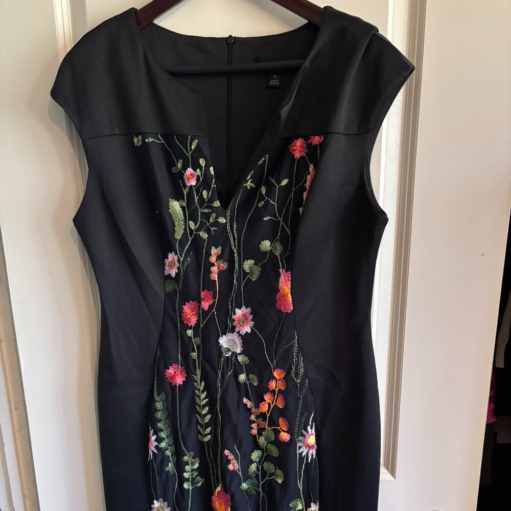 Connected Apparel embroidered dress